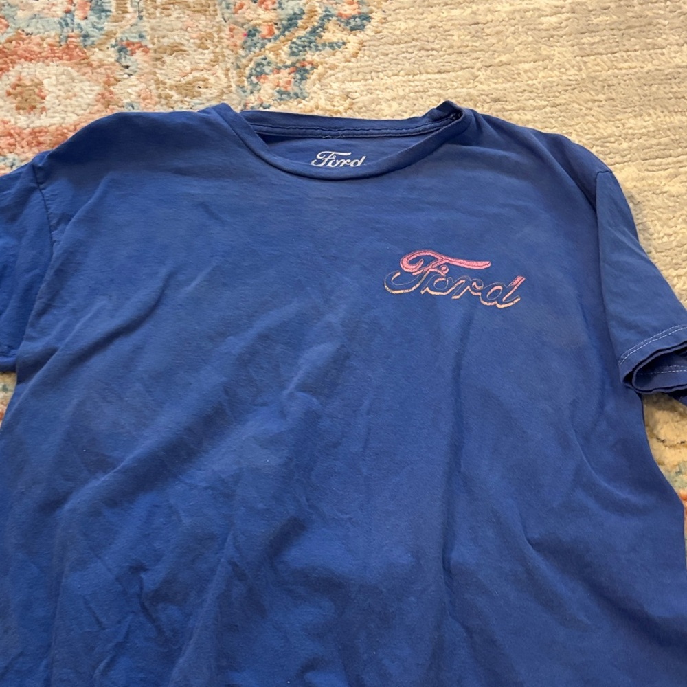 Ford Women's Blue Short Sleeve Tee